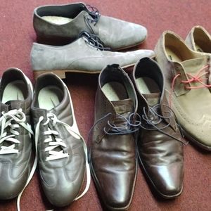 2 pairs bugatti 1pair stacey Adams 1nike vintage